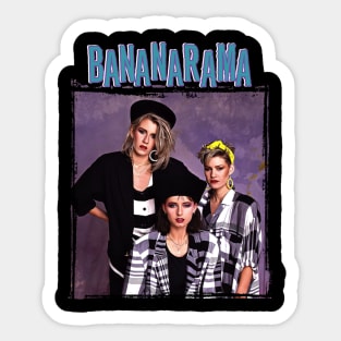 Bananarama Band Sticker